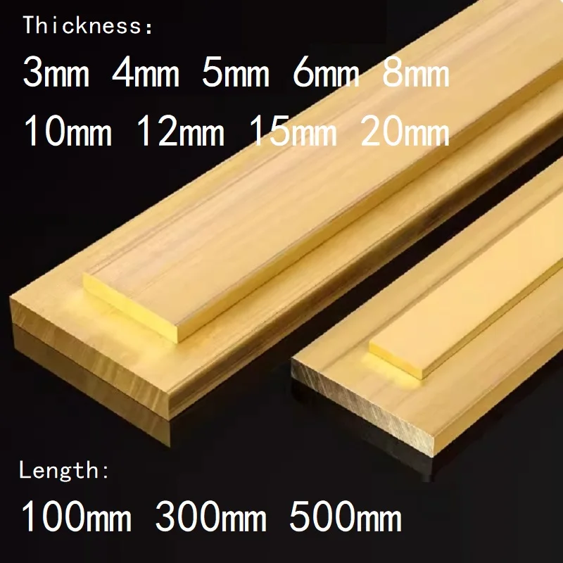 Brass Flat Strip Ro…