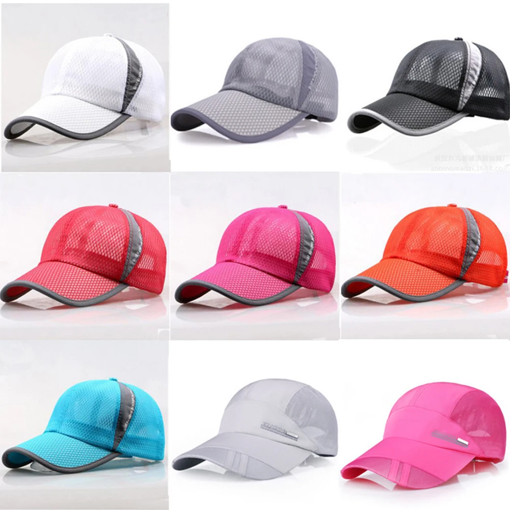 

Baseball Quick Mesh Hat for Quick Dry Cap Men Outdoor Baseball Mesh Sports Hiking UV Sports Cap Protection Adjustable