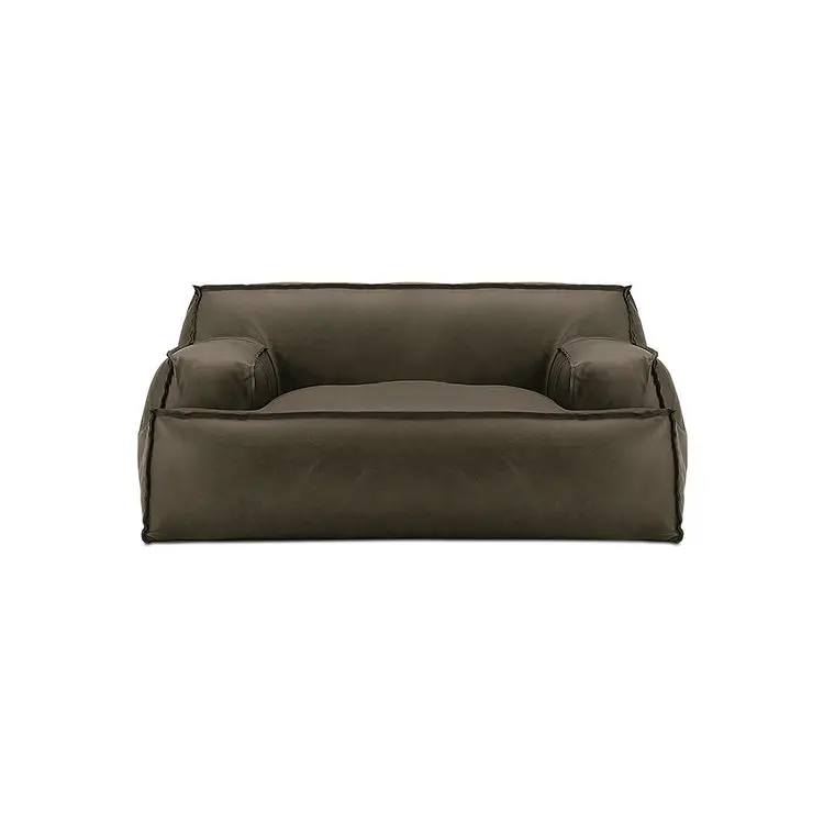&Italian Minimalist Sofa Set Large Frosted Fabric Module for Living Room Sectional Sofa