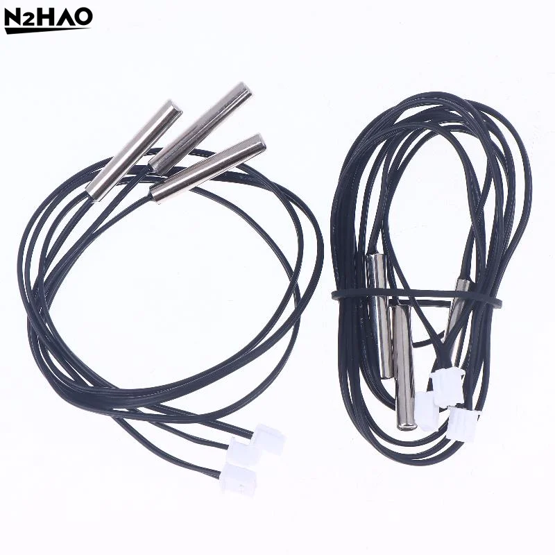 1/3 قطعة لاردوينو W1209 W1401 30/50/100/200/300 سنتيمتر Ntc 10K 1% 3950 الثرمستور استشعار درجة الحرارة كابل التحقيق مقاوم للماء