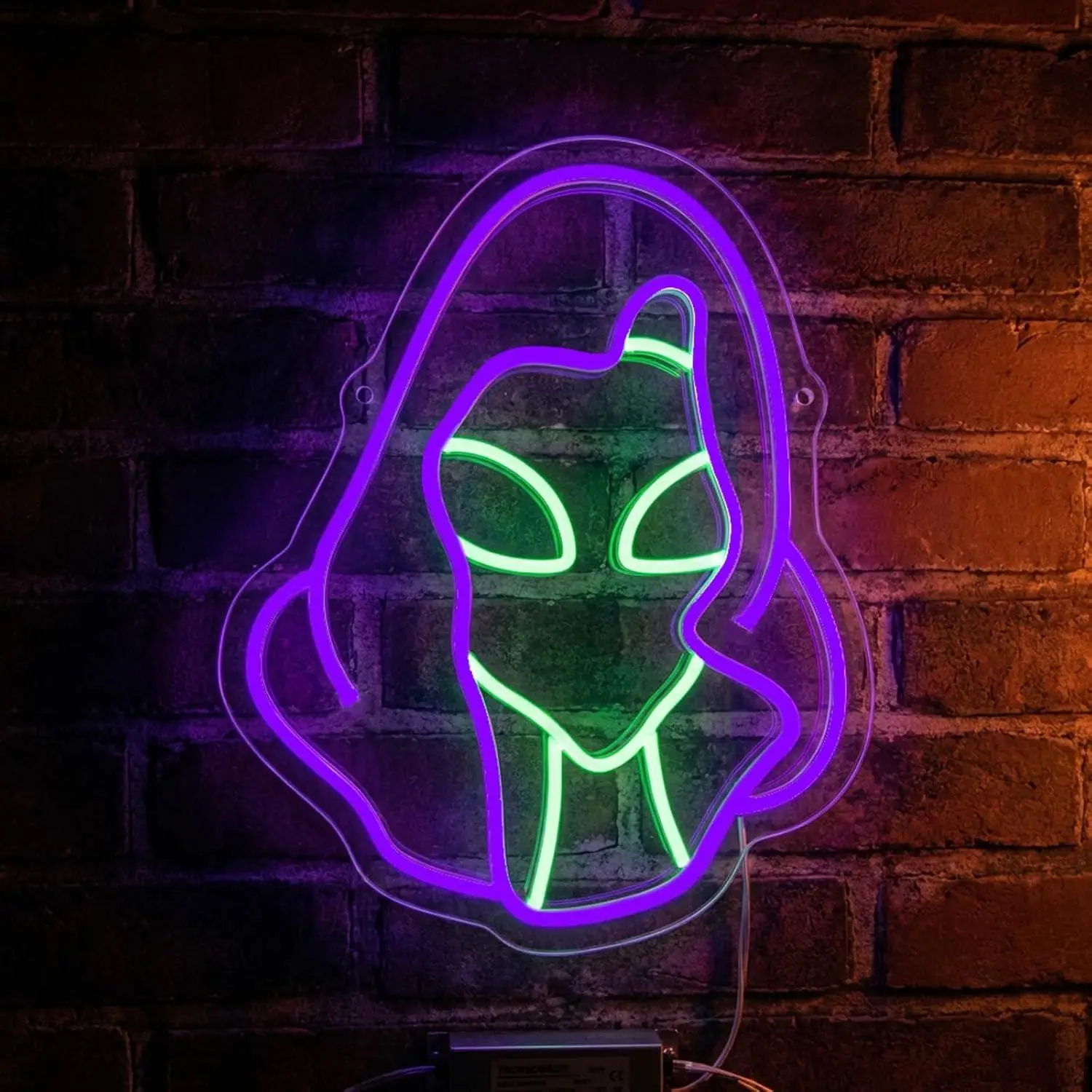 

Alien Reaper Neon Sign USB Dimmable LED Light for Wall Decor Gaming Room Bedroom Man Cave Cyberpunk Art Decoration Gifts