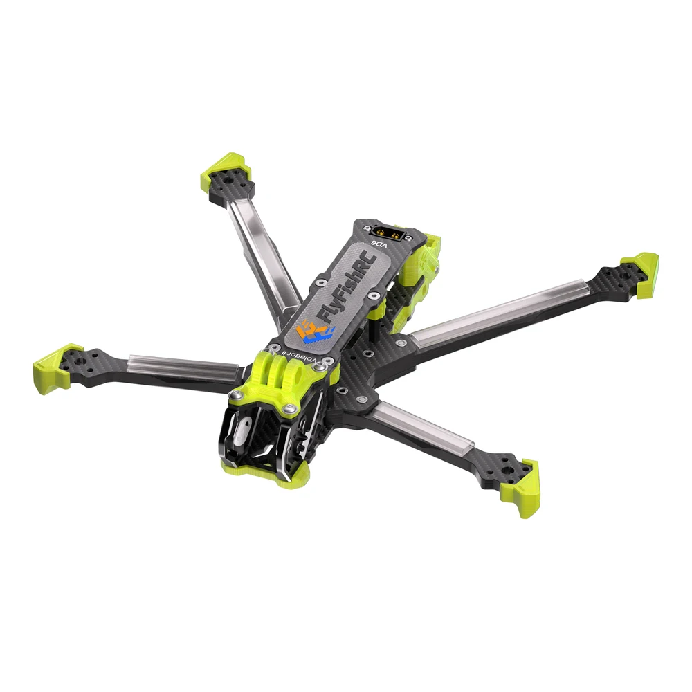 VoidFlyVD6 Deadcat Cinema Rig - O3/O4 Air Unit , 6MM Reinforced Arms, Zero Resonance Chassis, 260mm Compact X-Frame,FPV Dron