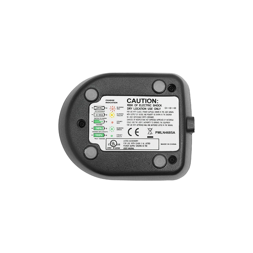 Caricabatteria da tavolo per Motorola Mag One A8 A6 A8D A8i BPR40 Walkie Talkie batteria radio bidirezionale