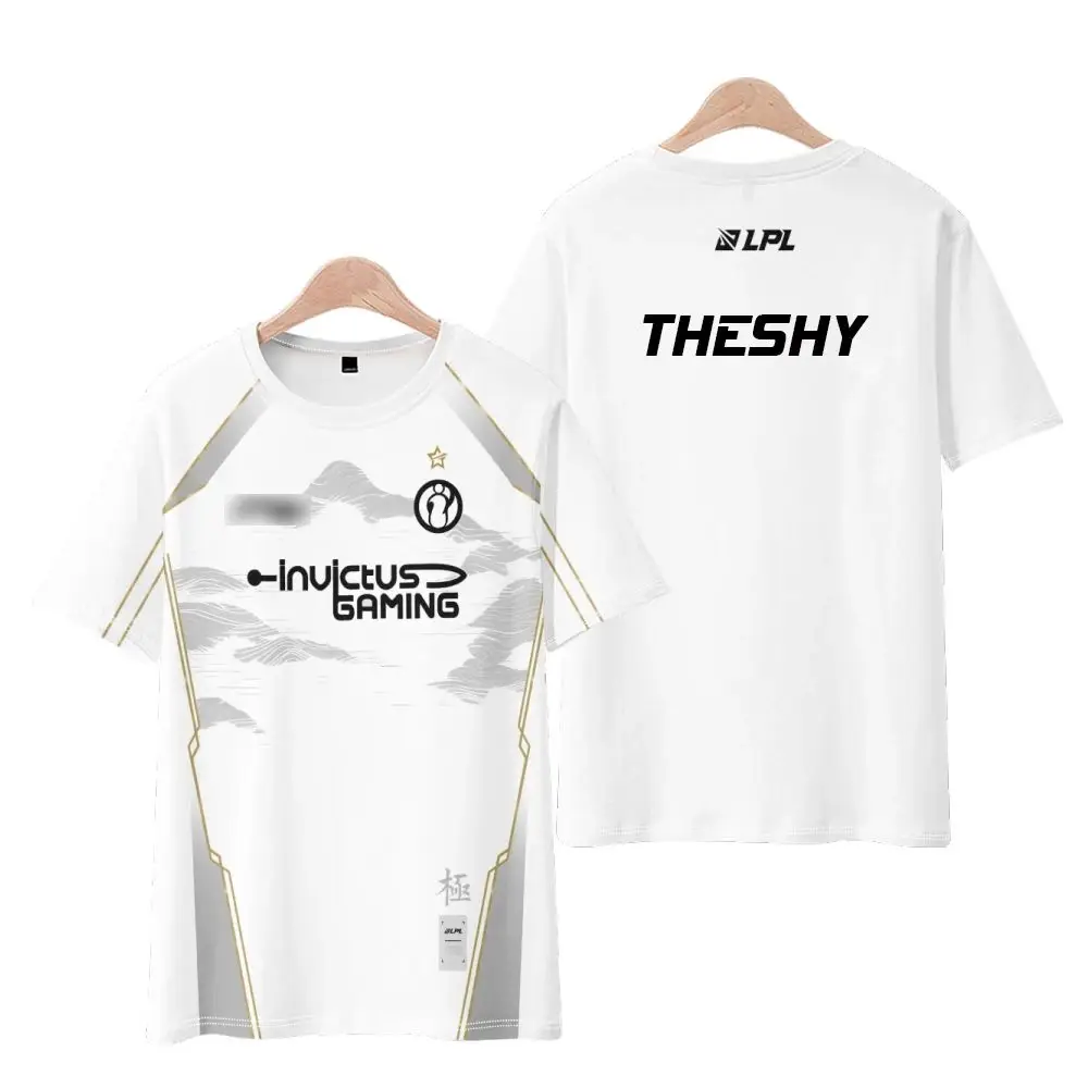 2025 جامعة الأساطير IG Esports فريق الزي الرسمي Theshy Rookie مخصص الفانيلة الرجال والنساء لعبة التدريب الزي الرسمي تي شيرت