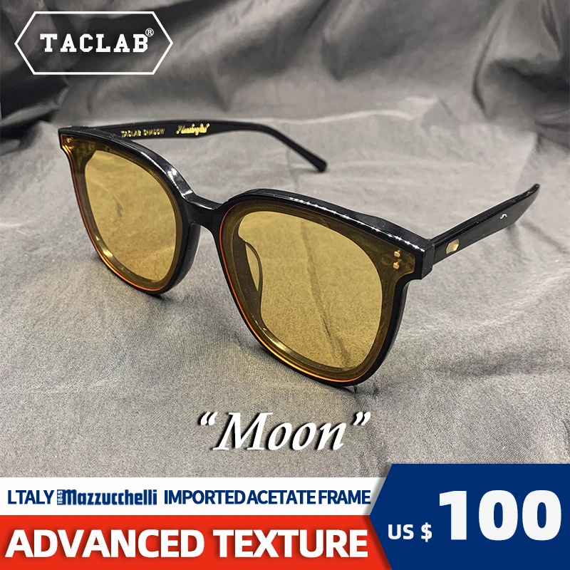 

TACLAB "Moon" FASHION OVERSIZED ACETATE FRAME SUNGLASSES