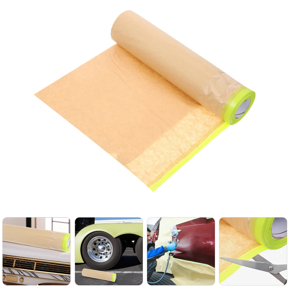 

Masking Paper for Furniture Floor Protection Finger Paint Tape Painting Automotive Painters Spray