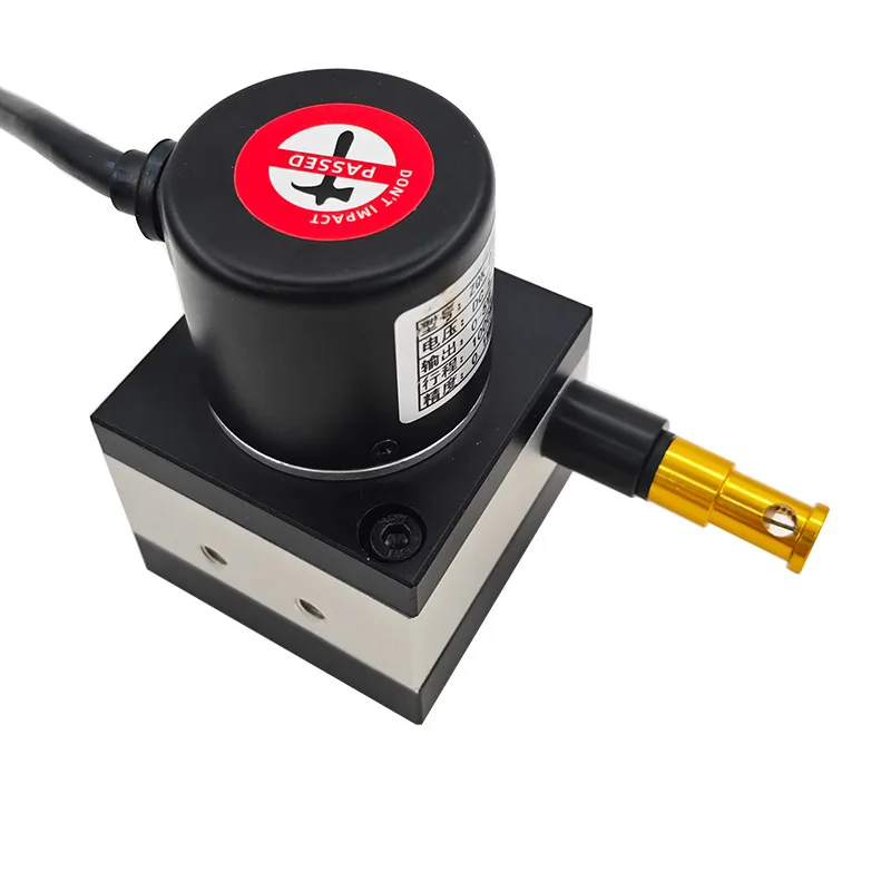 Pulling Rope Displacement Sensor Input Power Supply 5-24V High-Precision Waterproof Linear Distance Measuring Wire Encoder 1-2M