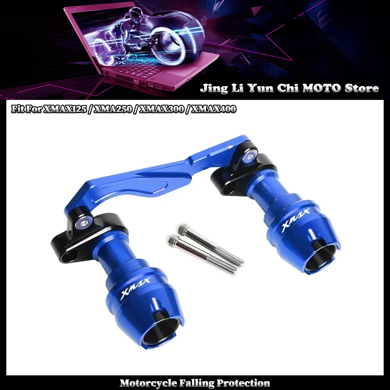 

Fit For YAMAHA XMAX400 XMAX300 XMAX250 XMAX125 Xmax Motorcycle Accessories Rear Wheel Axle Fork Crash Sliders Fall Protection