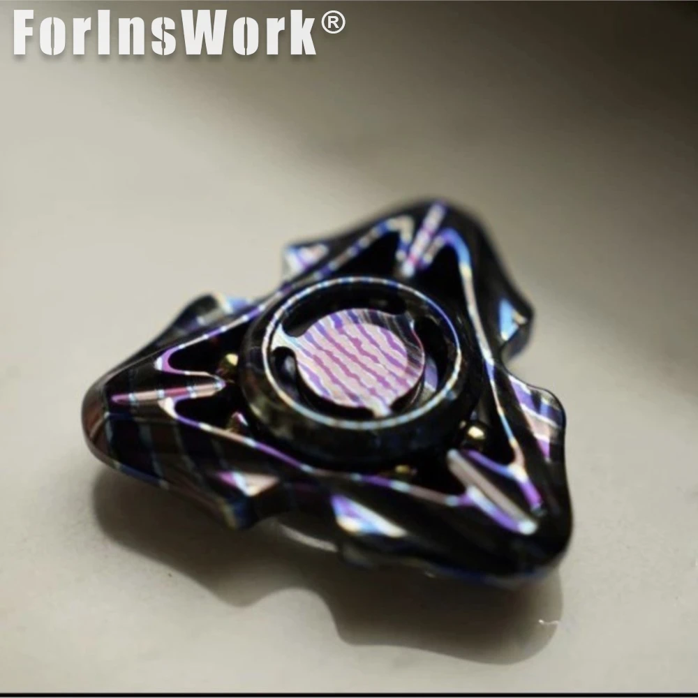 DOMedc Fidget Spinner Metal Fidget Toy Holds 6 Pieces Of 6mm Beads EDC Gadgets Antistress