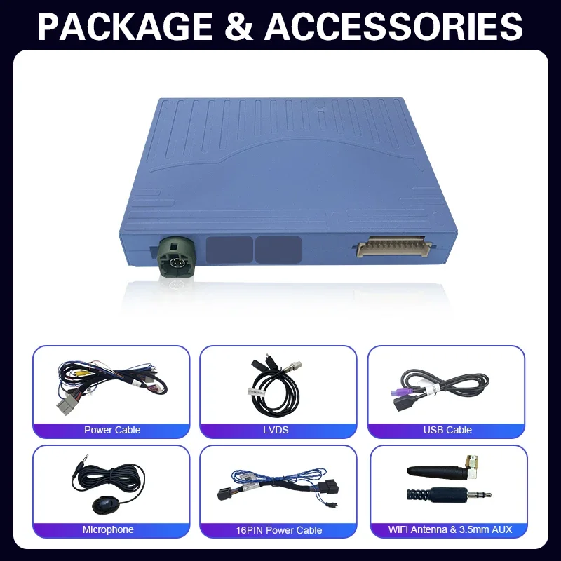 محول CarPlay اللاسلكي لـ Buick Envision 2014-2019 ترقية شاشة OEM مع التكامل التلقائي اللاسلكي Android #6