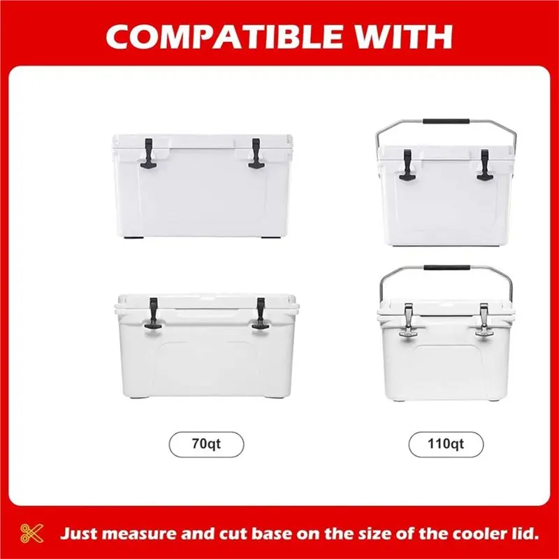 ABLK For RTIC Cooler Replacement Parts Gasket Lid Freezer Gasket Part