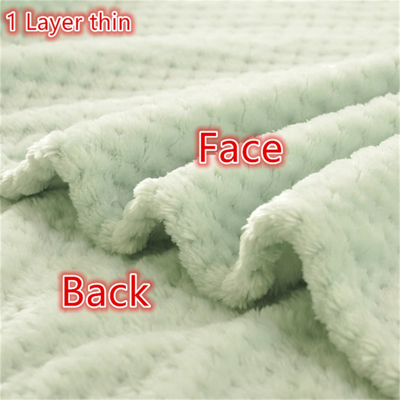 3D fluffy super soft kids bed spread pink blue cozy baby blanket spring toddler bedding quilt coral fleece furry child blanket