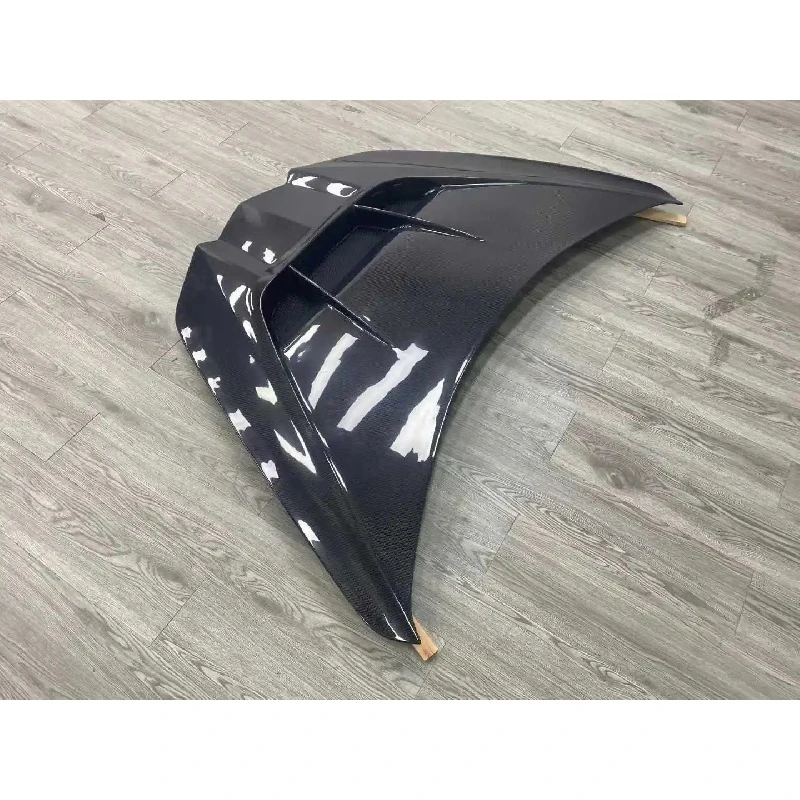 BTC Popular ZR1 Style Carbon Fiber Engine Hood Bonnet Sport Supercar Front Exterior Upgrade Body Parts