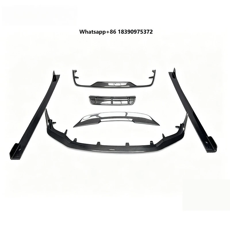 Suitable for 2021-2024 Lexus IS350500 Modified with AR Carbon Fiber Body Kit Front and Rear Lips Side Skirts and Rear Spoiler
