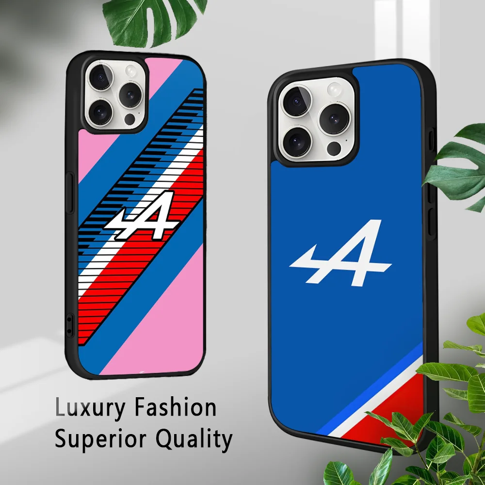 A-AlpineS Tricolor French Flag Phone Case For iPhone 16 15 14 13 12 11 Pro Xs Max Mini Plus Celulares Hard Funda