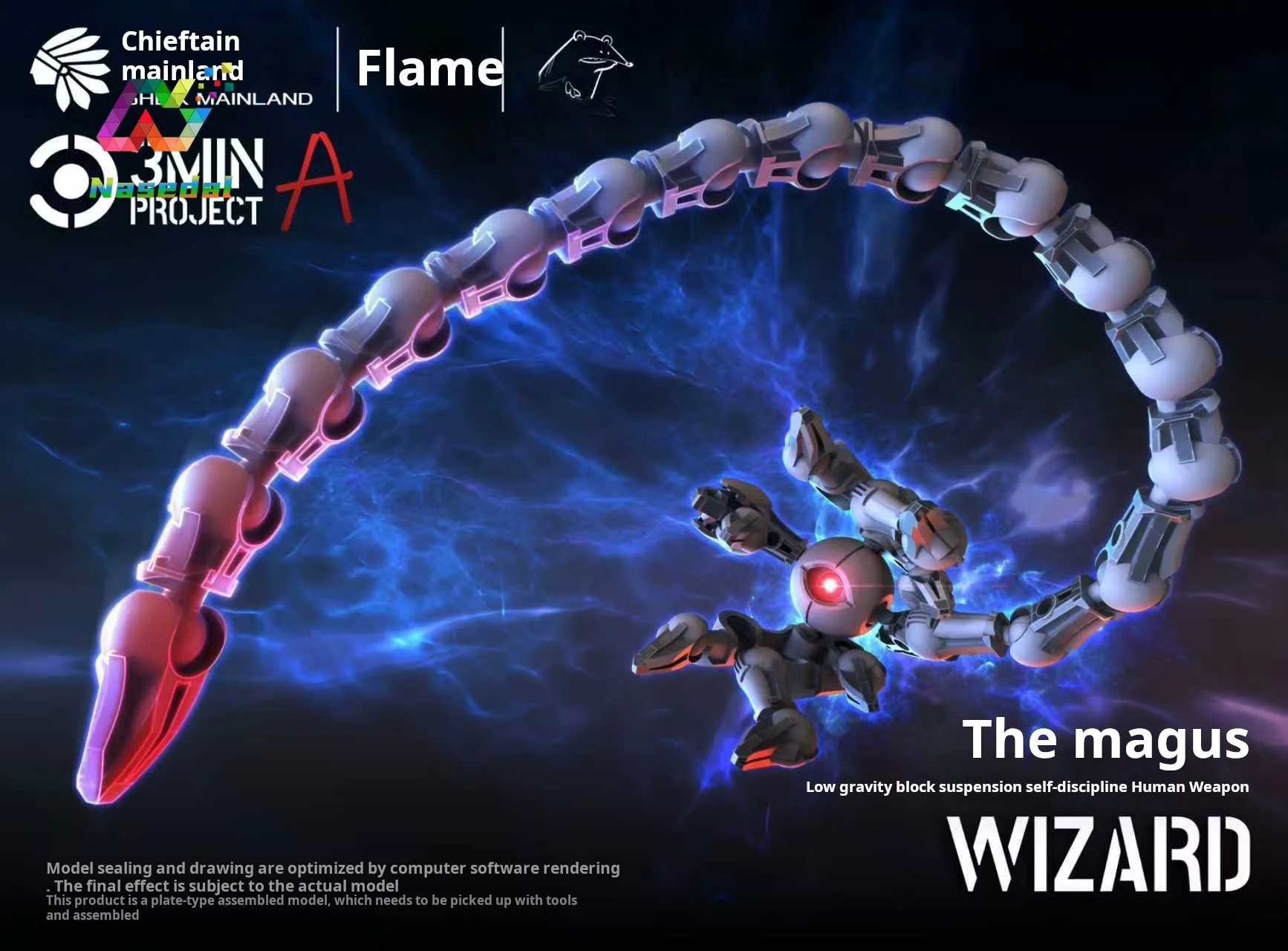 

Модель для сборки Sheik Mainland 1/60 Witchcraft Master, 3-минутный план, усовершенствованный, 100% POK-материал, хобби, DIY, коллекционные подарки