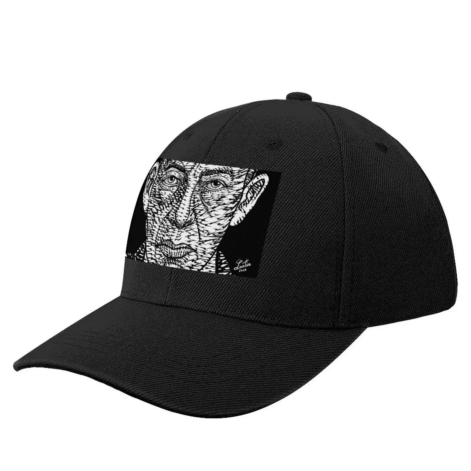 SERGEI RACHMANINOFF ink portrait Baseball Cap Christmas Hat Luxury Man Hat Girl Men's