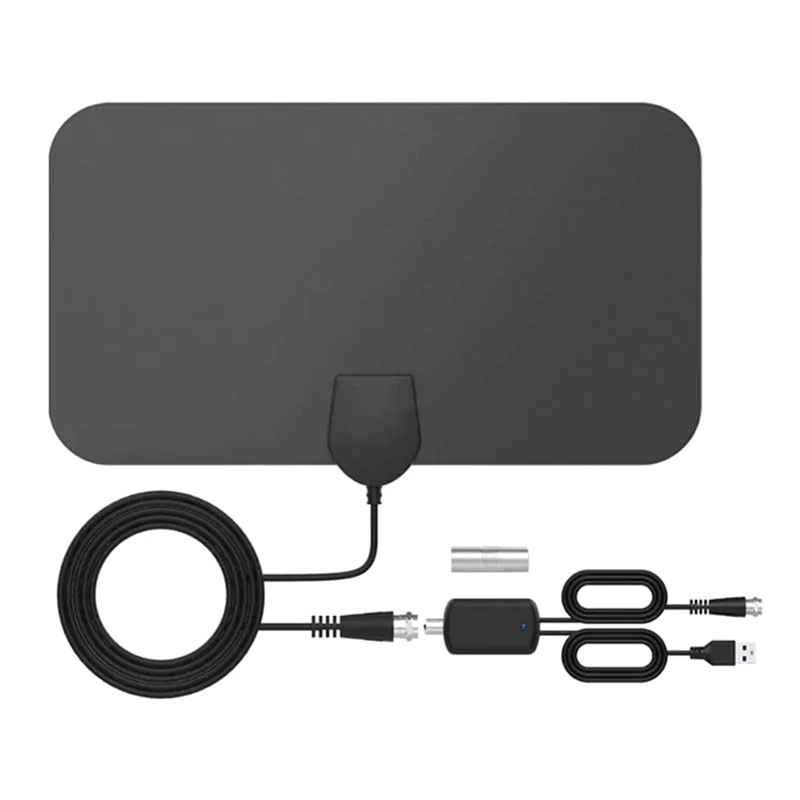 

B03B-HDTV Antenna Indoor Digital Amplified TV Antenna With Strong Signal Full HD TV Reception, 80 Miles Range