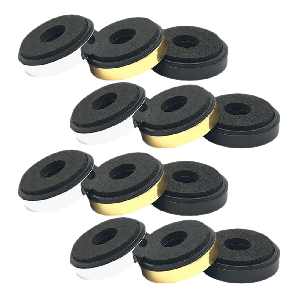 12Pcs Speaker Isolation Pad Vibration Damper Shock Absorber Mat for Subwoofer Amplifiers Turntables Cases Speaker Isolation Feet