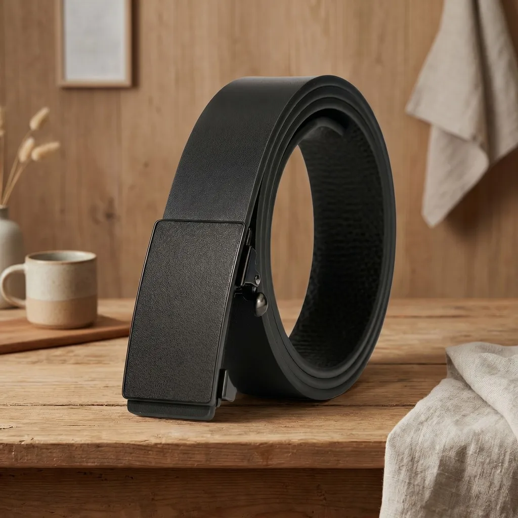 High Quality Hot Luxury Men Black Designer Fashion Belt Casual Business Classic Automatic Buckle Waist Strap Ceinture Homme