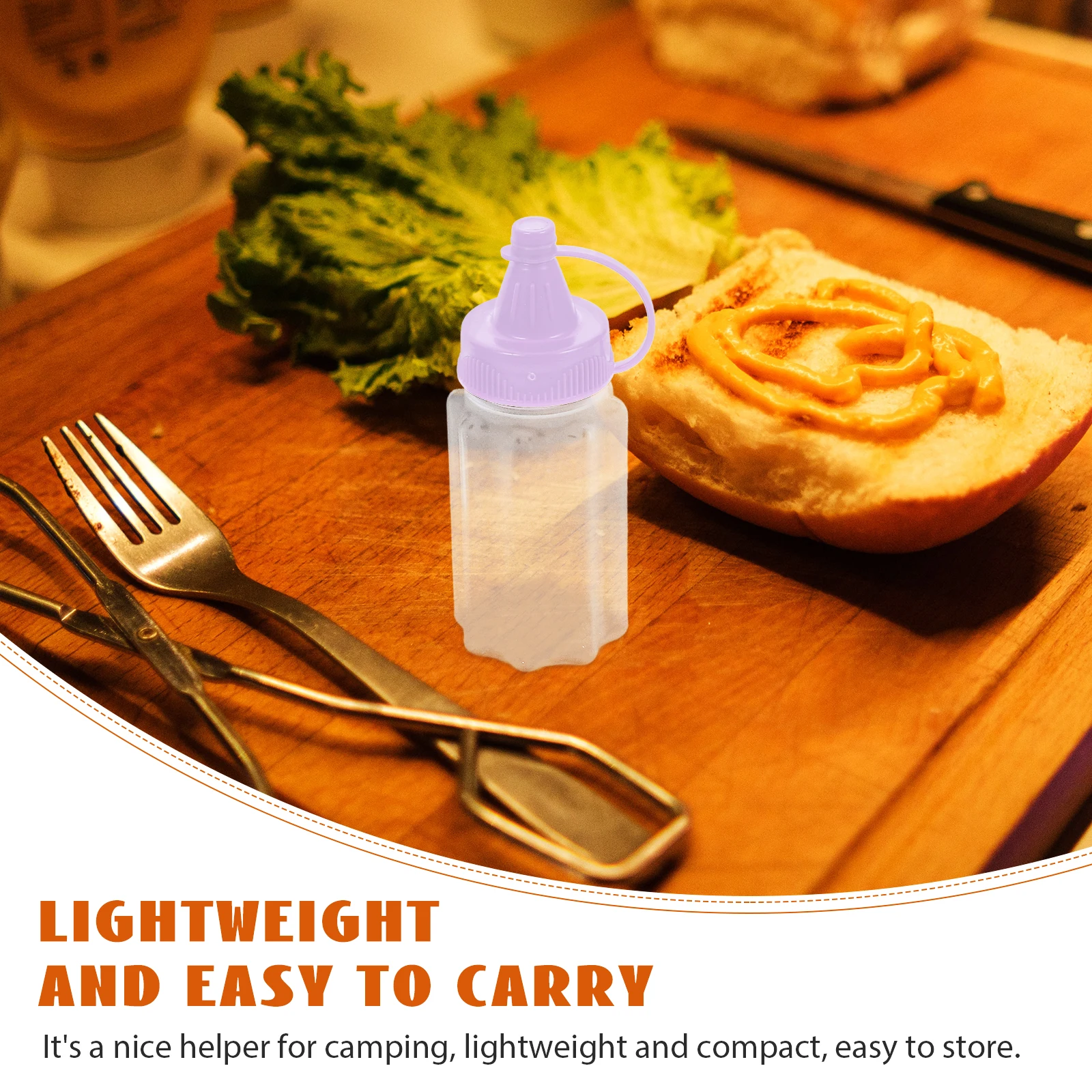 

4pcs Pink Squeeze Bottles Kitchen Accessories Condiment Sauce Ketchup Dressing Portable Gadgets Foldable PP Material Tomato