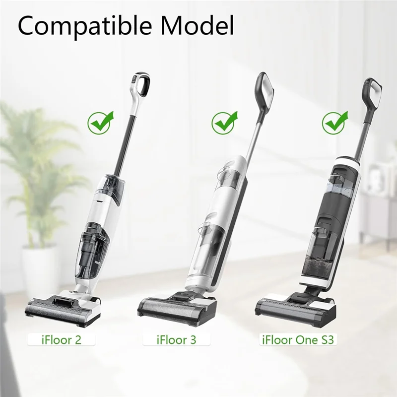 مجموعة استبدال فرشاة BHBD-Roller لـ Tineco Ifloor 2، Ifloor 3، Floor One S3 ملحقات المكنسة الكهربائية الرطبة والجافة اللاسلكية #3