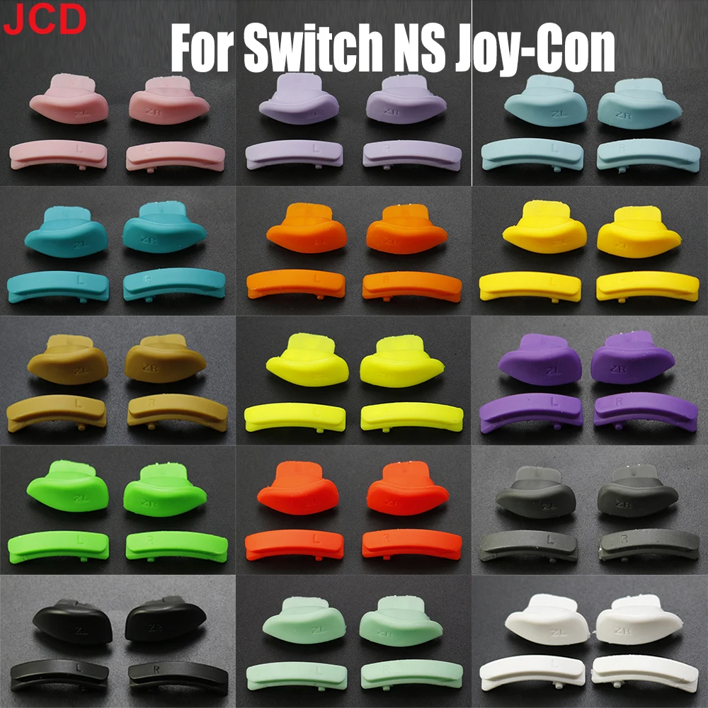 

JCD 4 in1 Left Right JoyCon Gamepad L R ZL ZR Key Trigger Buttons Plastic Button For Switch NS Joy-Con Controller Accessories