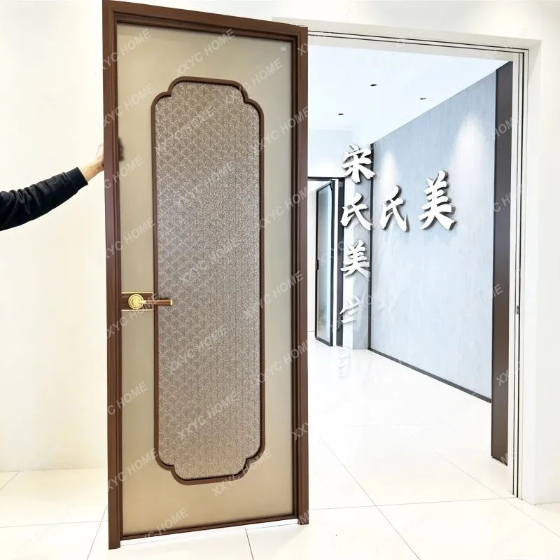 XX bathroom toilet door study balcony glass door indoor swing door customization