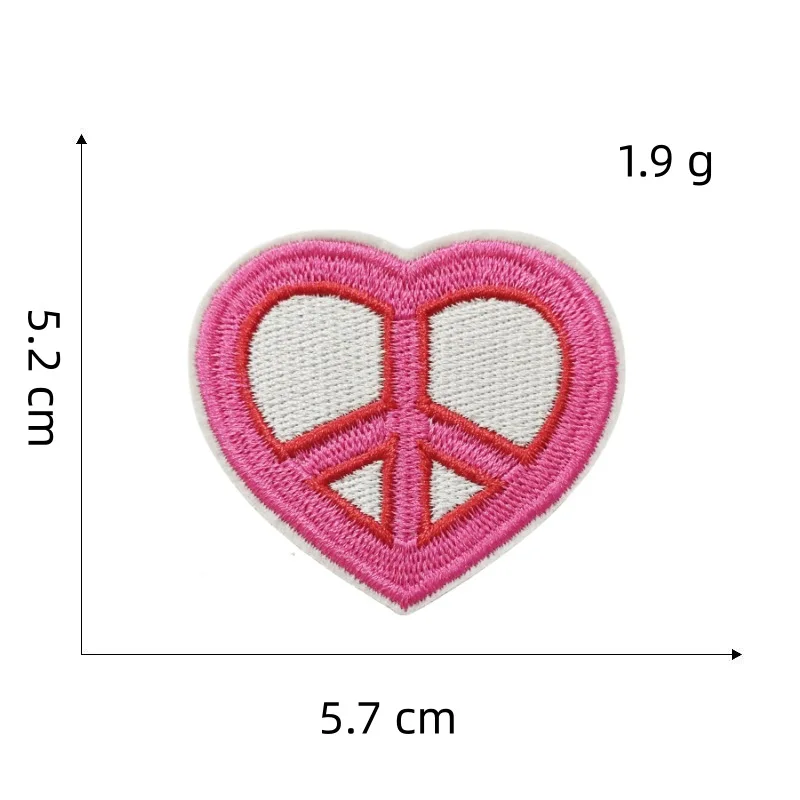 Newly Designed Ironed Patch Embroidered Mushroom Doll Cute Fairy Girl Badge Cloth Paper Pink Series Bag Iron on Patch