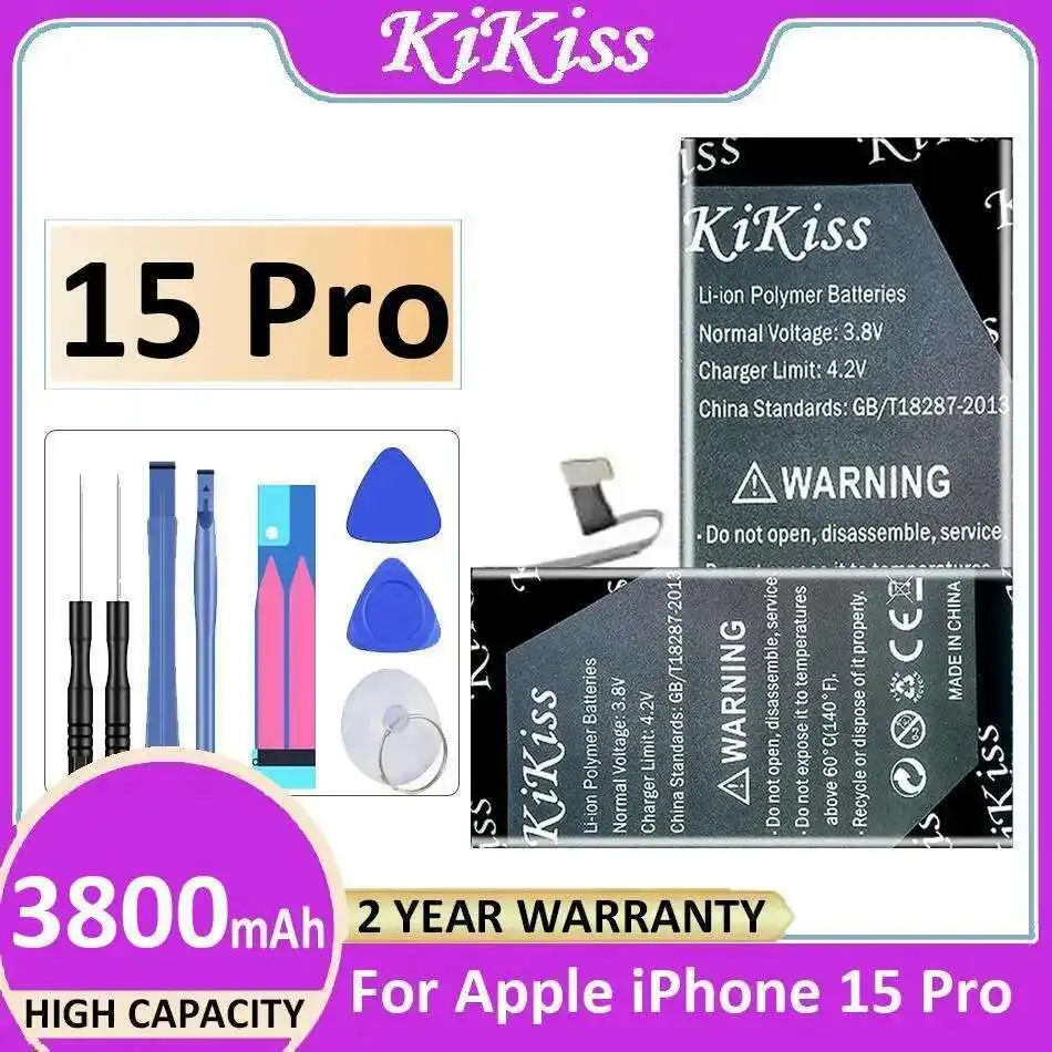 

Environmentally Friendly Safe Mobile Phone Battery 3800Mah For Apple Iphone 15 Pro