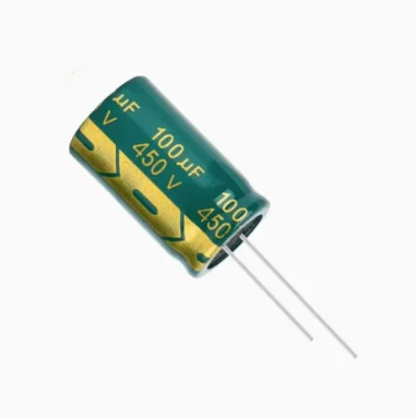 5PCS 450v100uf 100uf450v 18*30 450v 100uf 18x30 Electro Electrolytic capacitor