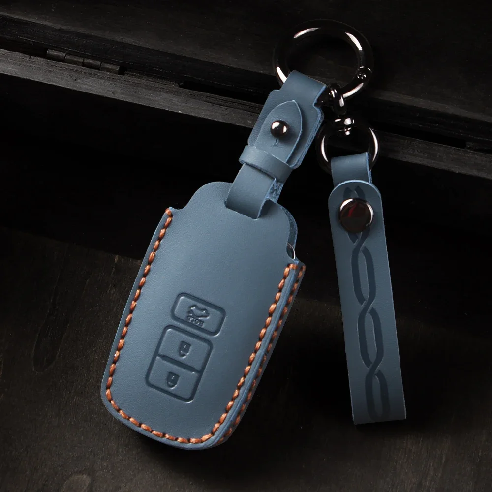 حافظة مفاتيح السيارة الجلدية غطاء شل لتويوتا أوريس كامري RAV4 أفالون يارس فيرسو 2013 2014 2015 2016 2017 2018 اكسسوارات #5