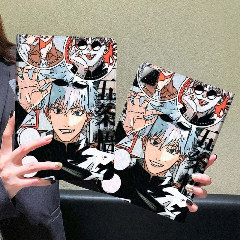

Manga J-Jujutsus K-Kaisens Tablet Case For Xiaomi Redmi Mi Pad 5 6 6s 7 SE Pro Max Ultra 12.4 12.5 14 inch