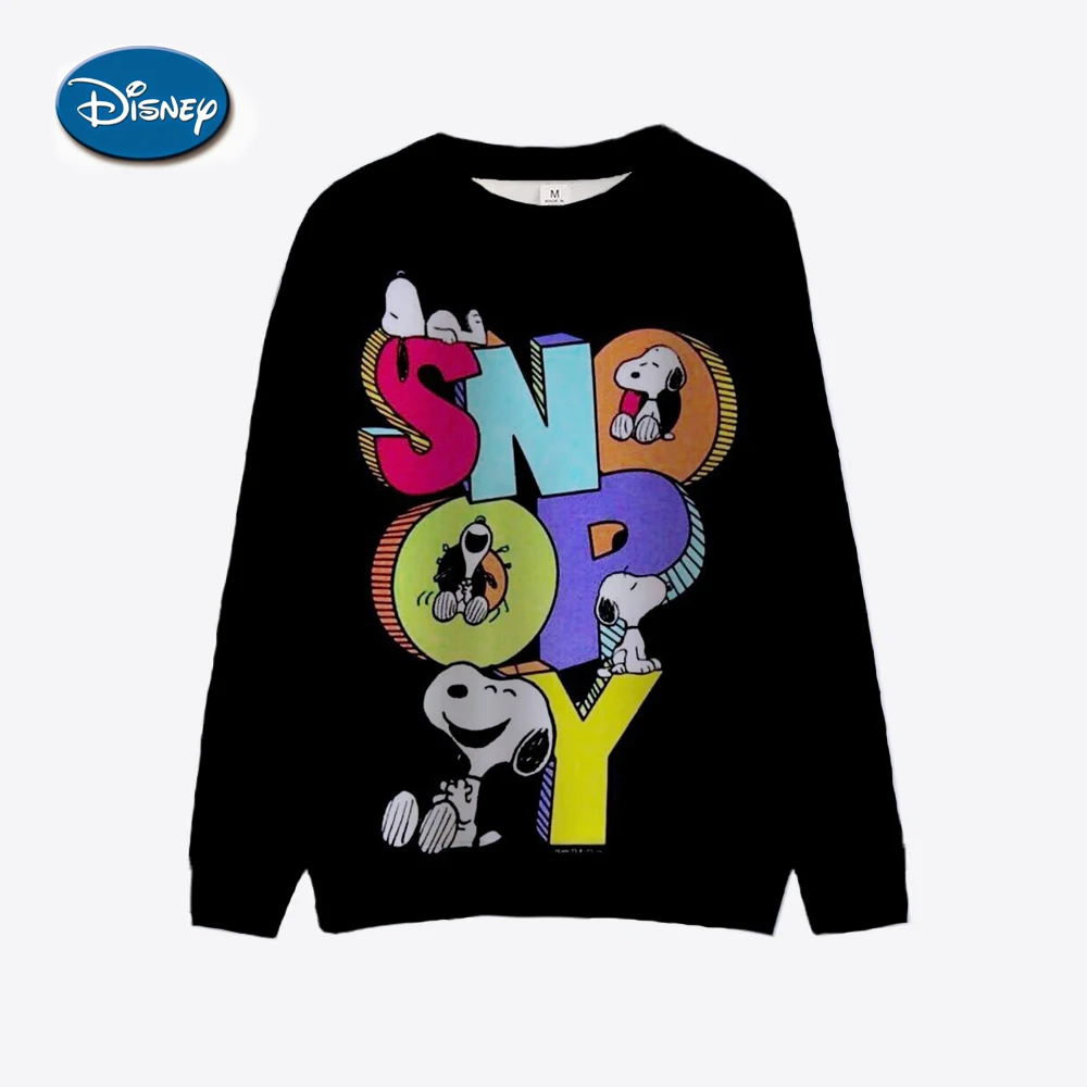 Snoopy Kawaii Cartoon Print Hoodie for Women Soft Casual Loose Sportwear Female Sweatshirt Ladies Clothes 2024 ﻿