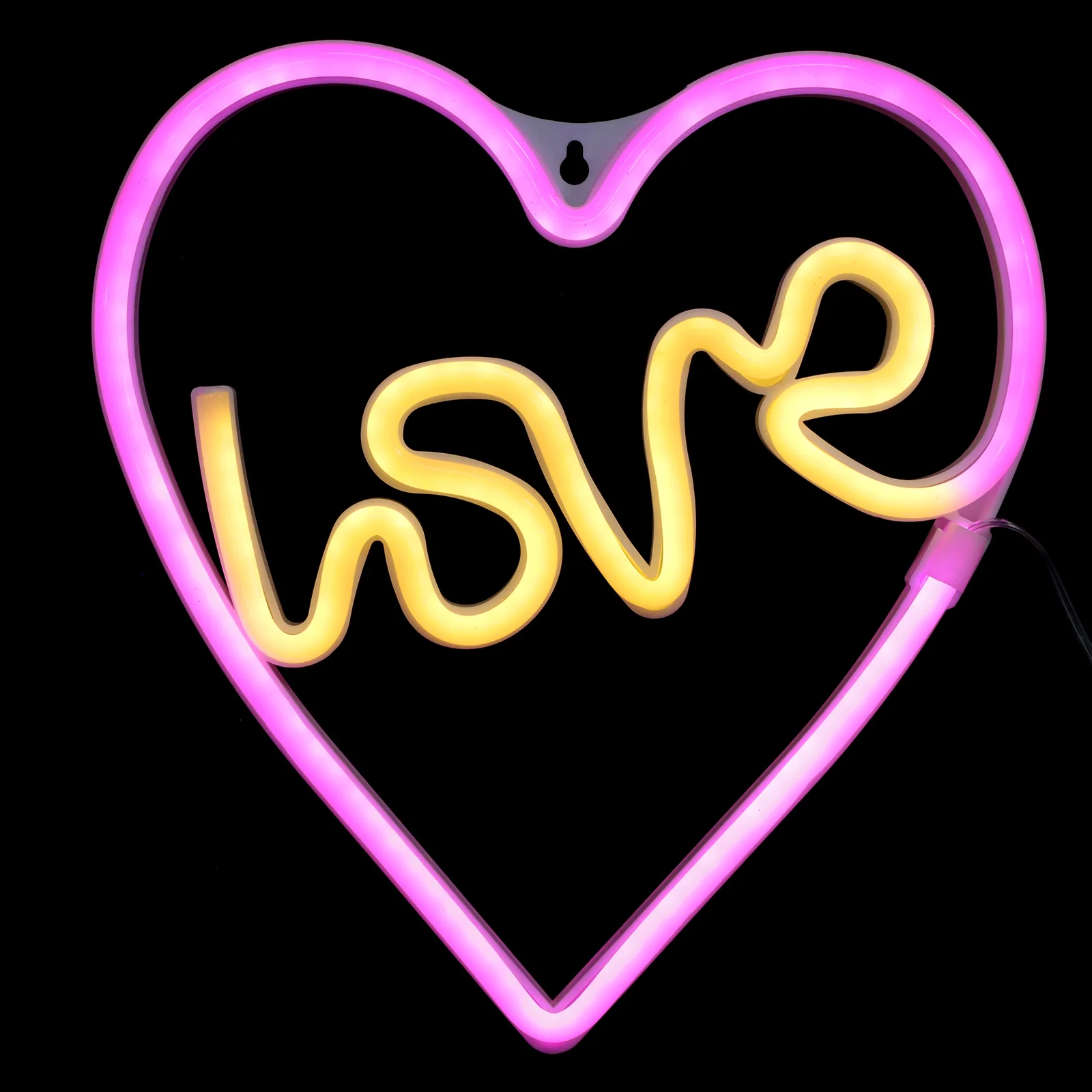 Neon Lights Heart Design LED Love Indoor for Decoration Decorative Lamp Festival