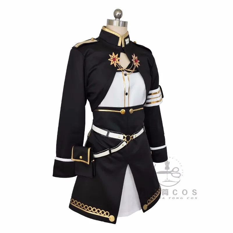 COS-KiKi Anime 86 Eighty Six Vladilena Milize Game Suit Military Uniform Cosplay Costume Halloween Carnival Party Outfit Women