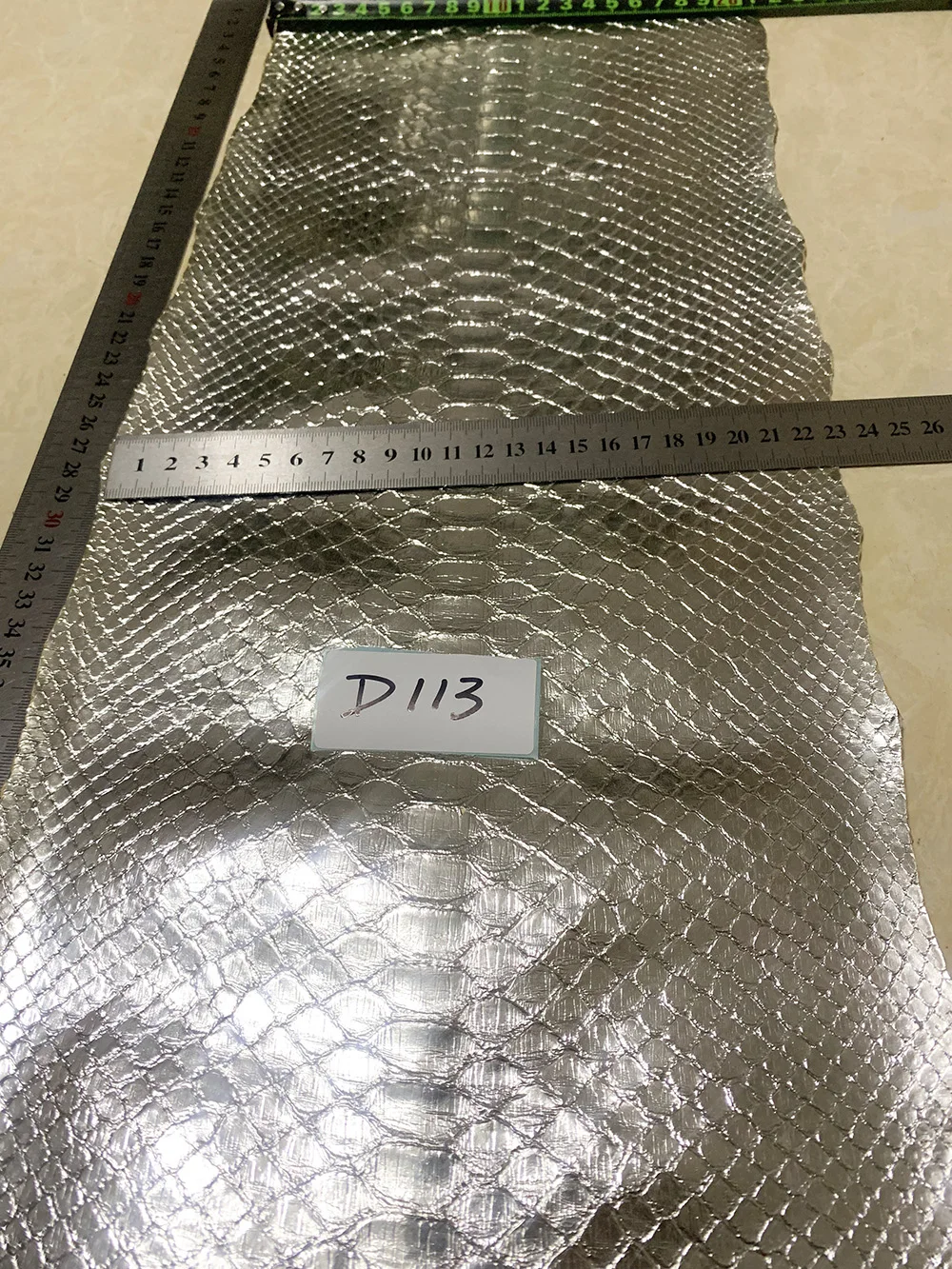 Large-sized Snake Skin Printing Leather Snake Skin For Phone Case,Belt DIY,Handmade Watch Strap Making Materials Special offer