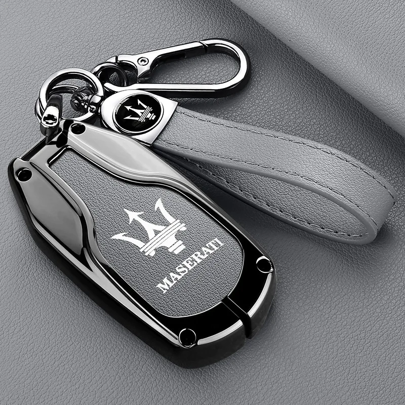 Nueva funda protectora para llave remota de coche de aleación de Zinc para Maserati Levante Ghibli Quattroporte GT Granturism GranCabrio