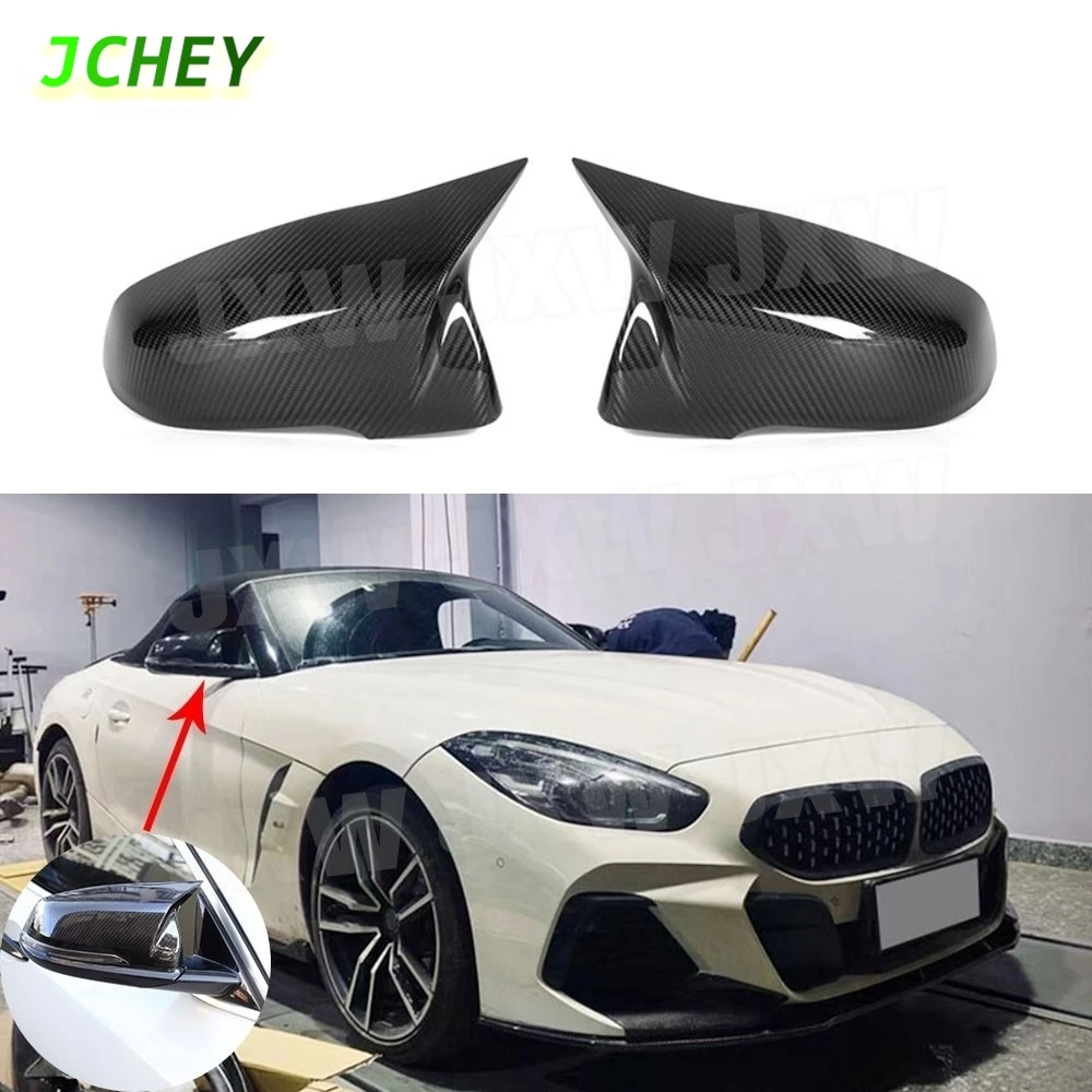 JCHEY сухое карбоновое боковое зеркало заднего вида, накладка на корпус, наклейка для BMW F39 F48 F49 F52 G29 F40 F44 2016+ авто