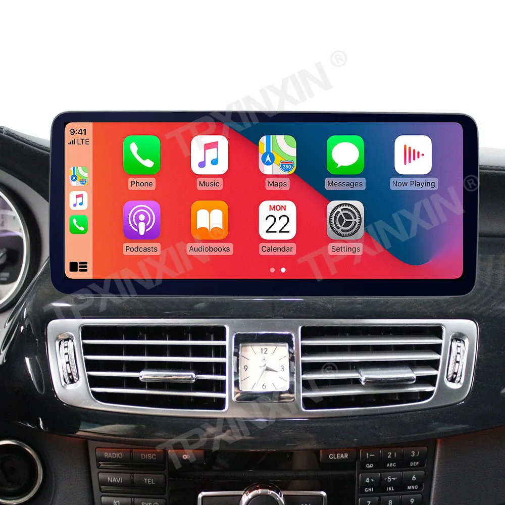 12.9 Inch Android 13 Qualcomm For Mercedes Benz CLS 2010-2015 Car Radio Multimedia Player GPS Navigation CarPlay Stereo Audio