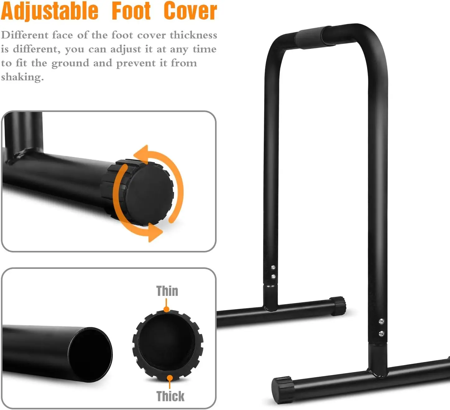 Barras Paralelas Multifuncionales de Alta Calidad, Estación de Barras para Entrenamiento y Equipo de Ejercicio de Gimnasio, Barra de Dominadas con Logotipo Personalizado