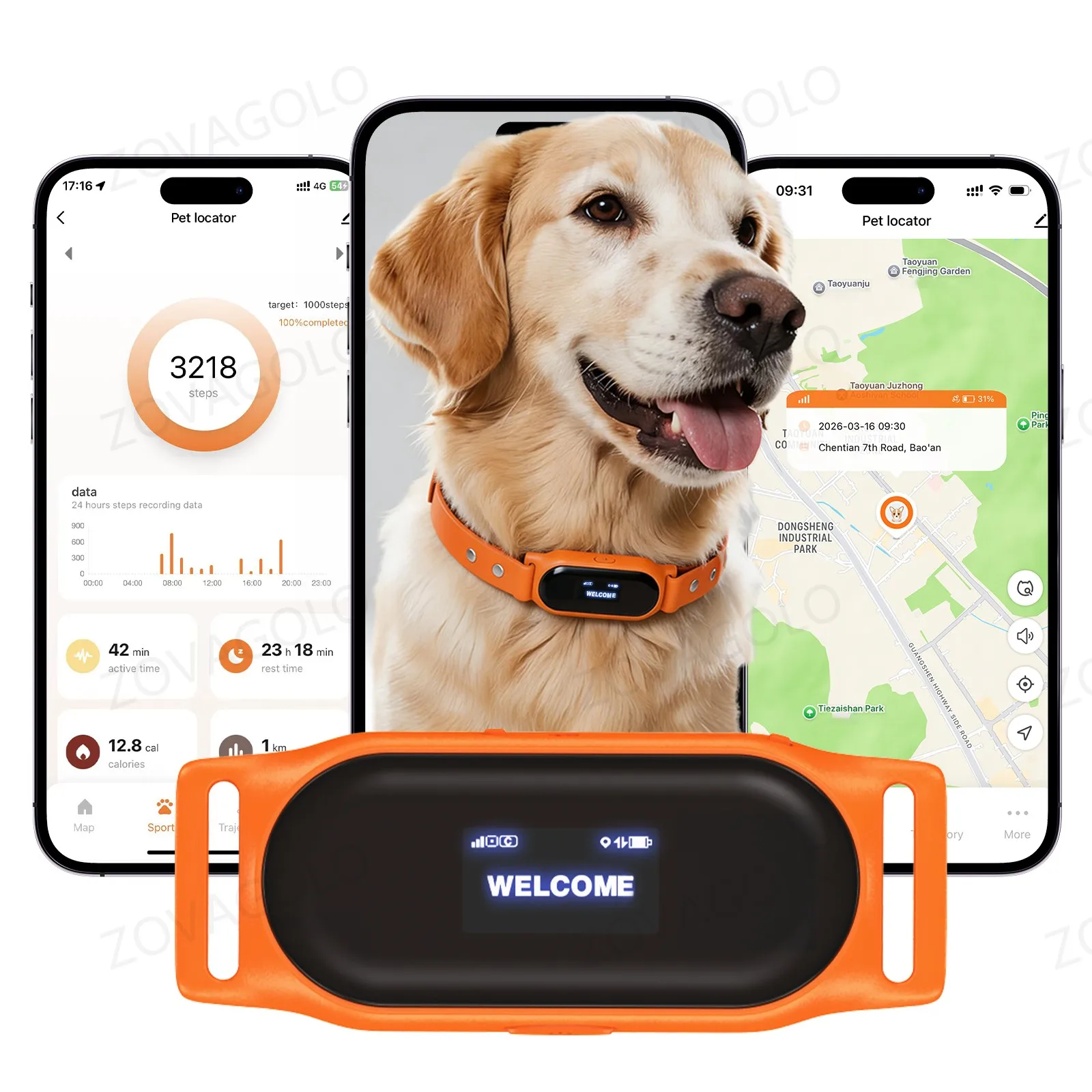 c08-plus-pet-tracker-pet-locator-real-time-location-monitoring-for-cats-and-dogs-smart-collar-waterproof-locator-electronic