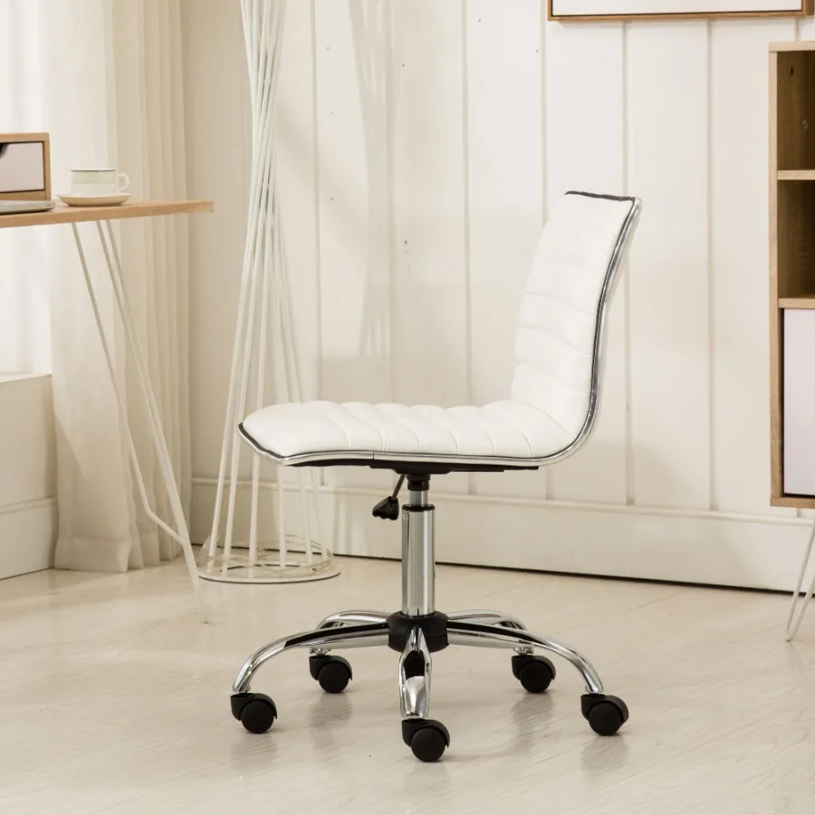 Fremo Chromel Adjustable Air Lift Office Chair White