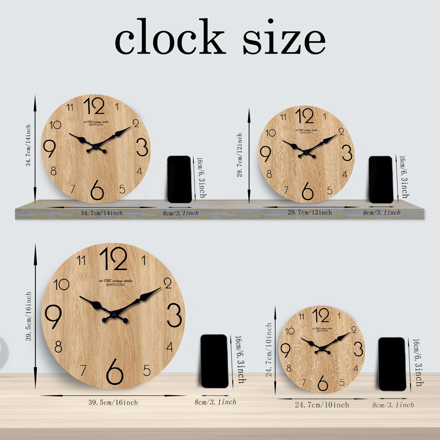 Thumbnail 3 - #21 Latest Silent Wall Clocks Offers