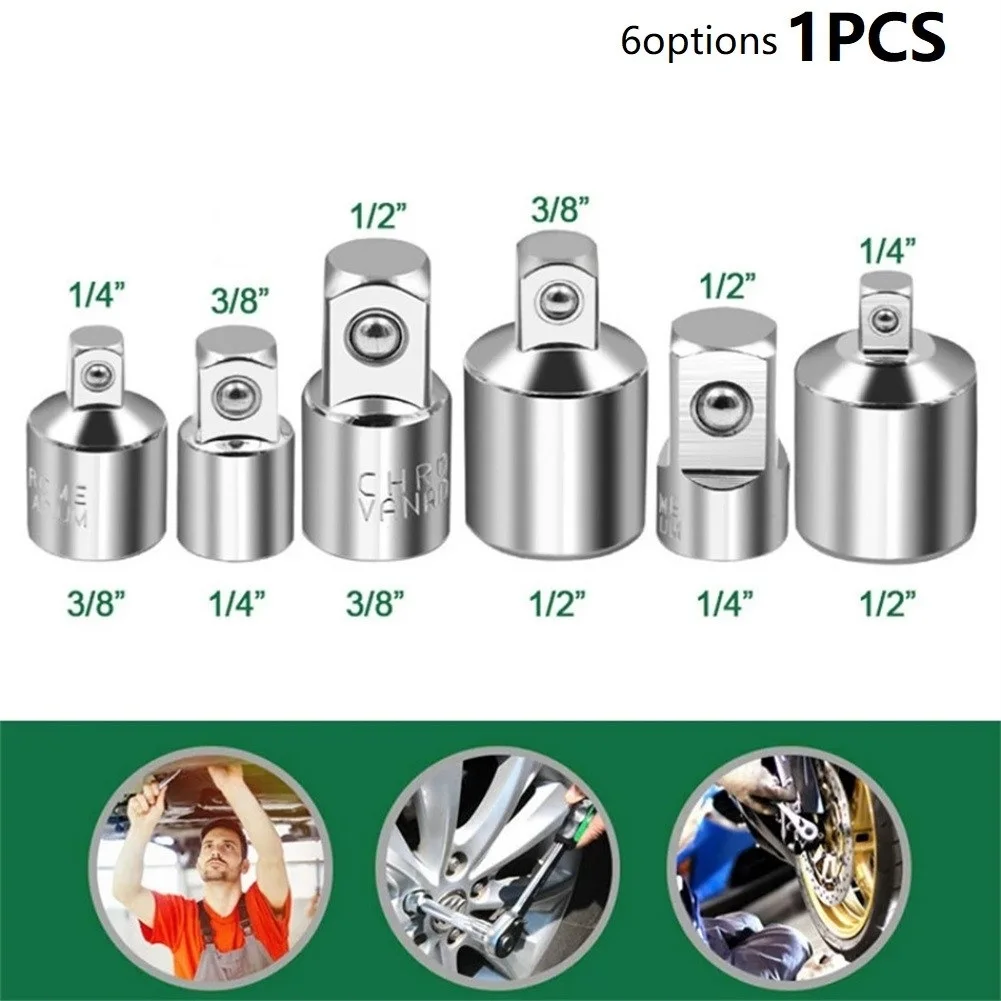 

Drive Ratchet Socket Adapter Female To Male Converter Repair Tools 1/4\" 3/8\" 1/2\" Converter Socket Tool Accessories And Parts