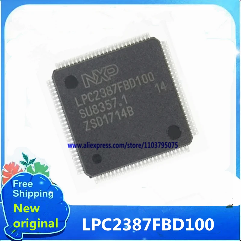 

2 ~ 5 шт./лот LPC2387FBD100 LQFP100 Совершенно новый оригинал, доступен на продажу на складе