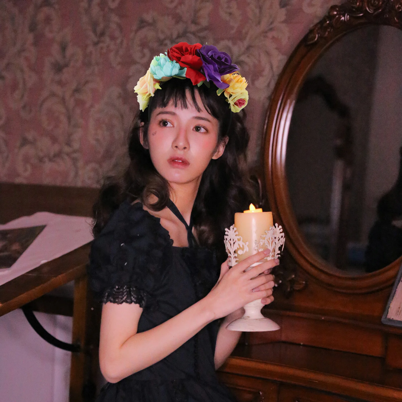 

6 Pcs Flower Head Band Headbands Cute Halloween Hair Accessories for Women Trendy