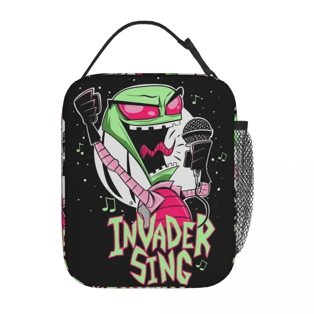 

Изолированные ланч-пакеты Invader Zim Sing, термический ланч-контейнер, большая сумка-тоут, Ланч-бокс, пакеты для хранения еды, для пляжа и пикника