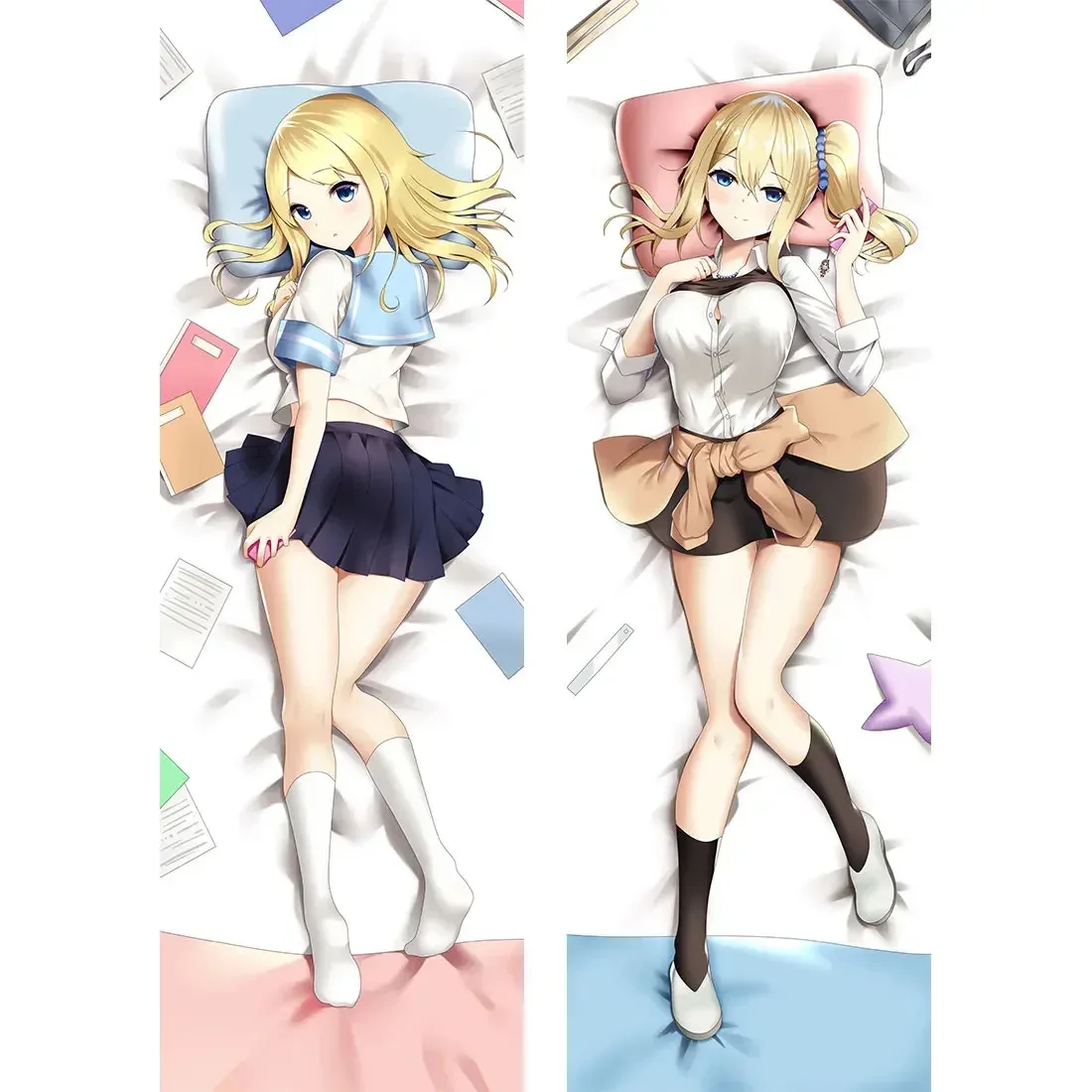 Kaguya-Sama: Love Is War Dakimakura Cover Anime Pillow Case Hing Body Cushion Shinomiya Kaguya Fujiwara Chika Pillowcase