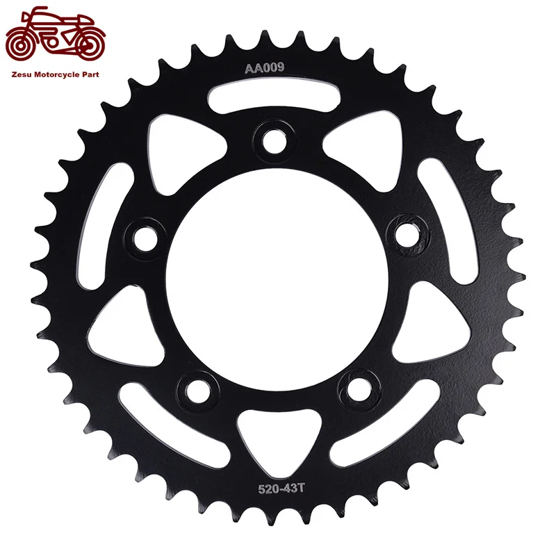 520-43T 520 43 Tooth Motorcycle Accessories Rear Sprocket 20CrMnTi For Ducati 959 Panigale 2016-2019 959 Panigale Corse 2018-19